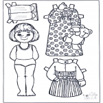 Lavori manuali - Pupazzo da vestire 5